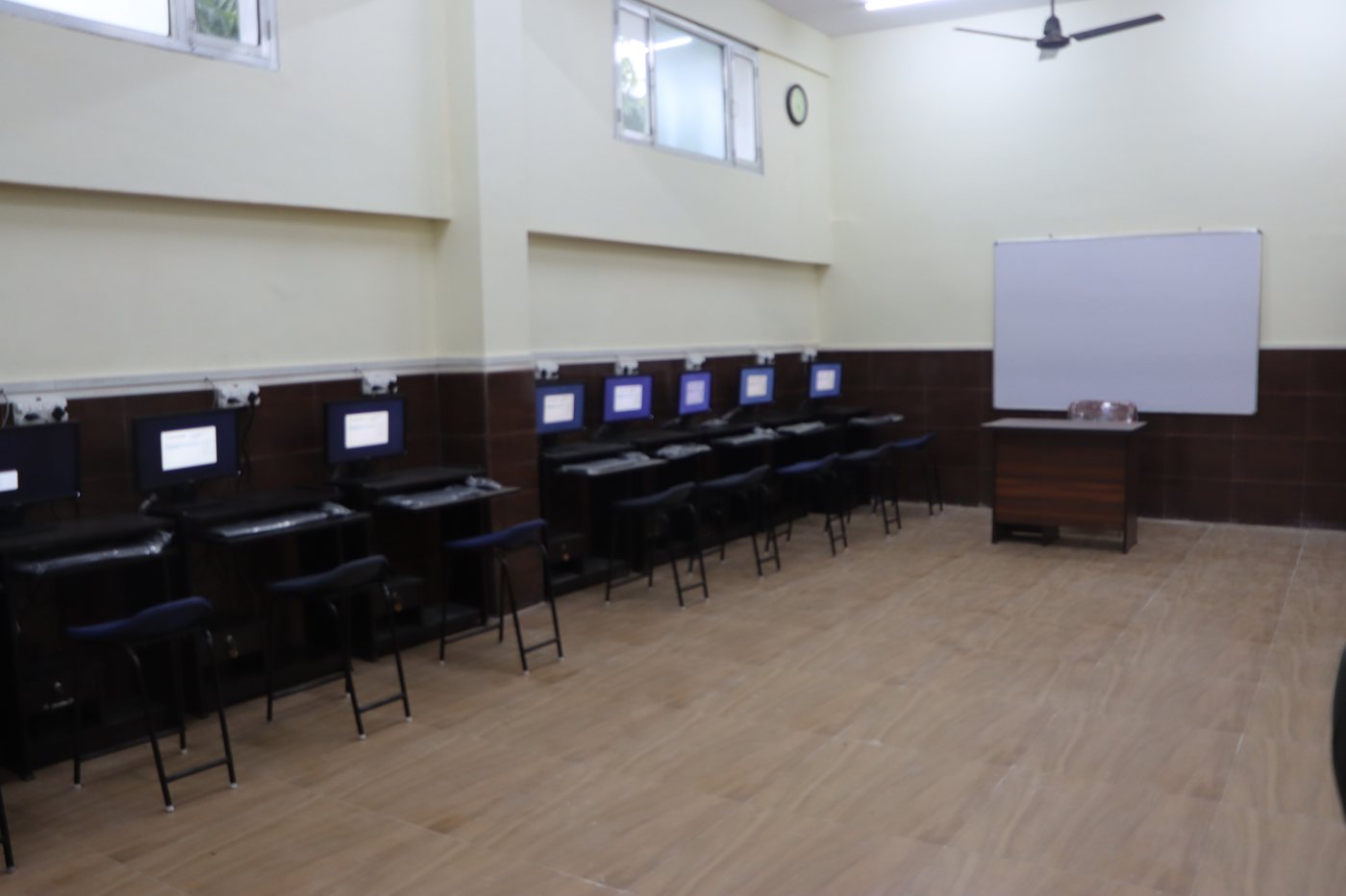 Computer lab at Jamia Ahsanul Banat