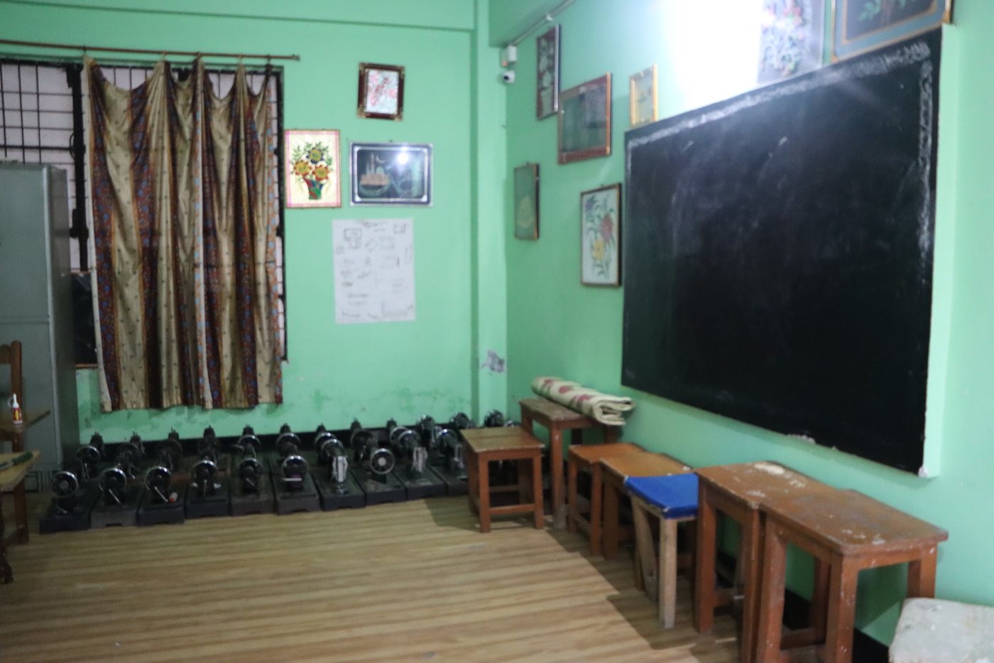 Home science and tailoring room
